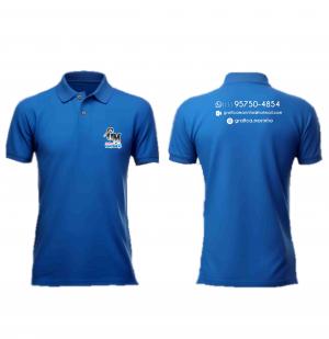 Camiseta Polo DTF 100% ALGODÃO     